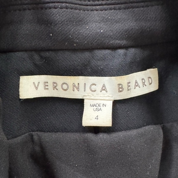 Veronica Beard Scuba Blazer Jacket Black 4 - Picture 12 of 12